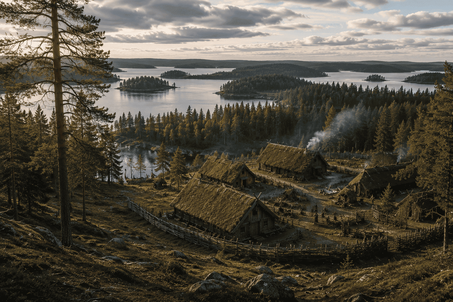 Florestas da Suécia durante a Era Viking