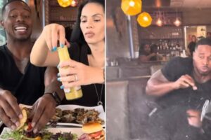 Vídeo: carro invade restaurante e atinge influencers durante gravação