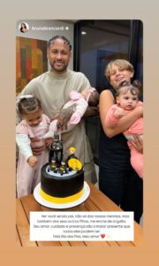 Em meio a polêmicas, Biancardi surge usando camisa com rosto de Neymar