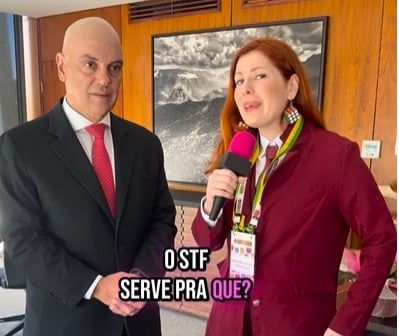 O ministro e a influenciadora: discurso ensaiado para exaltar a ideia de uma Corte da democracia 