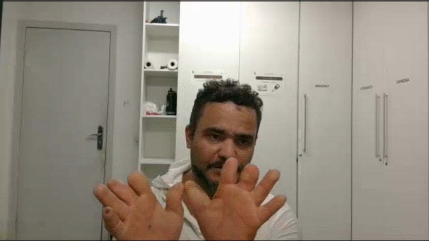 o tormento do homem com lepra