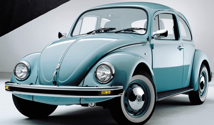 fusca azul