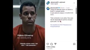 Juiz censura sátira do PL que compara petista a usuário de droga