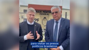 Van Hattem e Girão visitam brasileiros presos na Argentina pelo 8/1