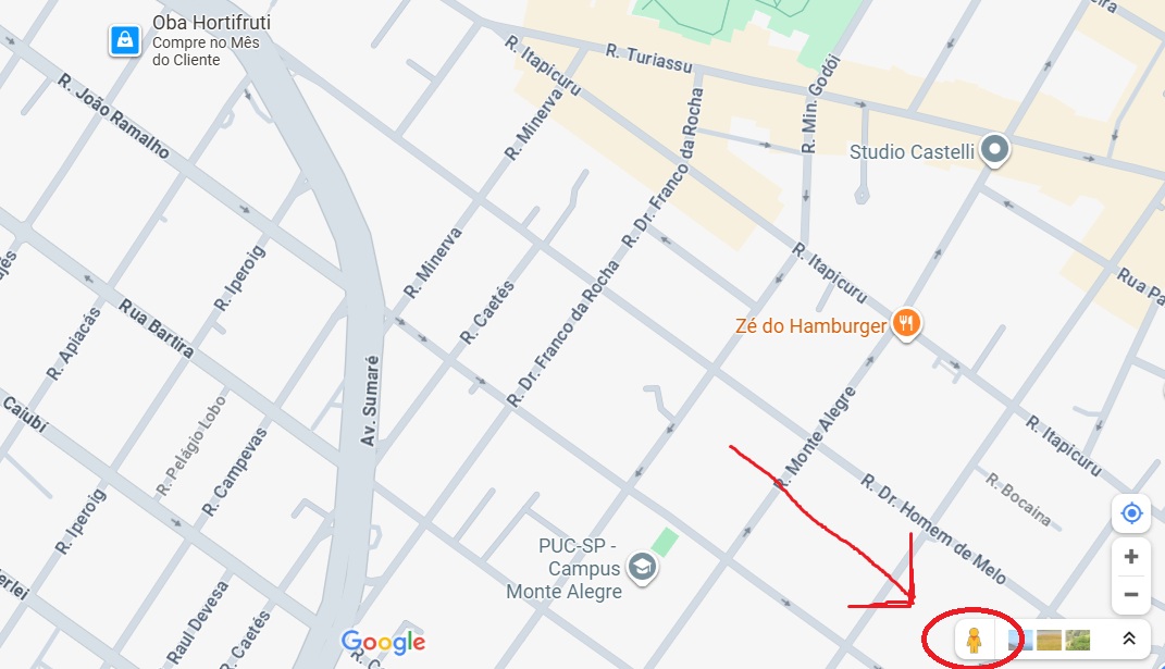 Como mostrar o passado de um lugar pelo Google Maps