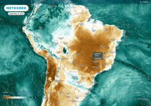 Previsão de umidade relativa nesta quinta-feira, 11 | Imagem: Meteored