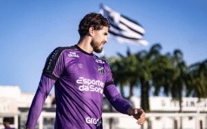 Ceará durante treino