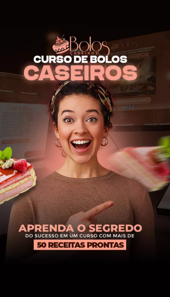 curso de bolos caseiros