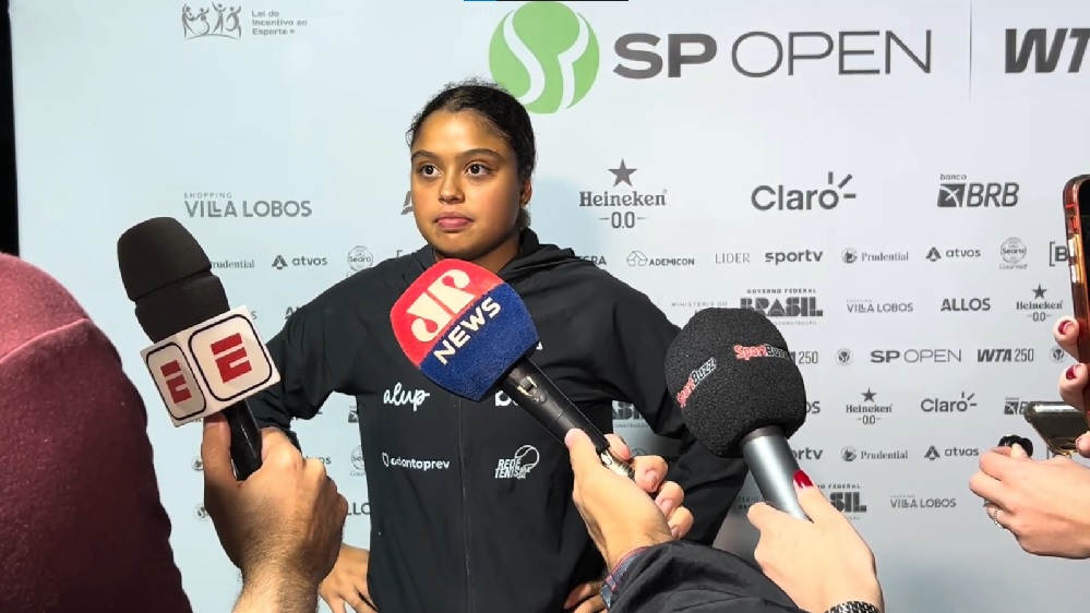 Naná Silva, sensação do SP Open, cai para argentina mas enaltece competição: ‘Muito especial’