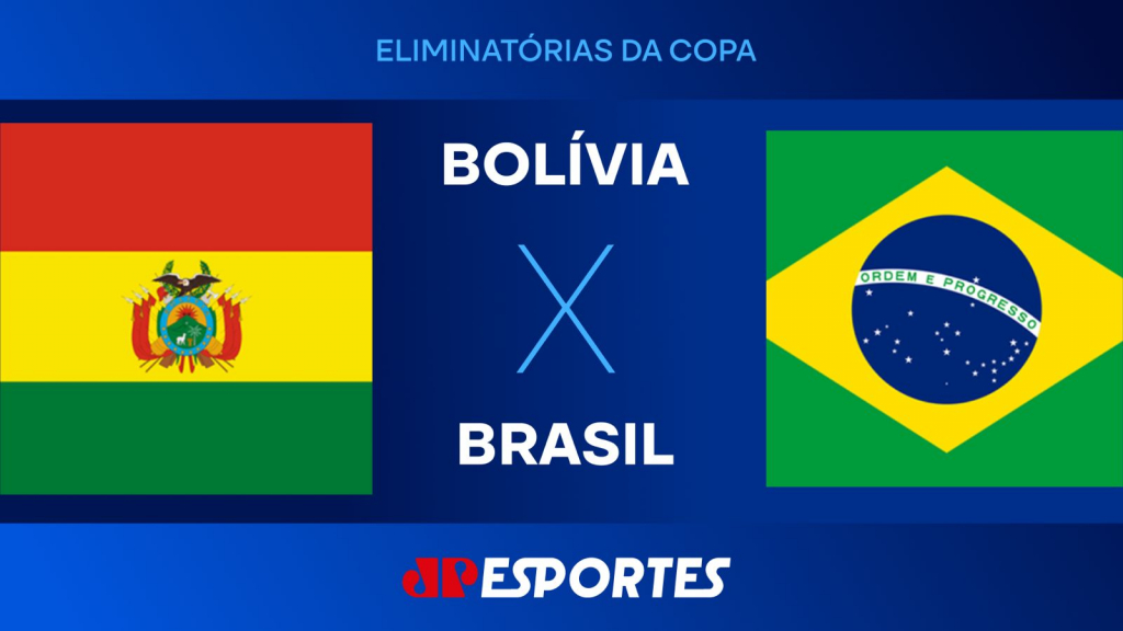 Bolívia x Brasil: Confira transmissão da Jovem Pan ao vivo
