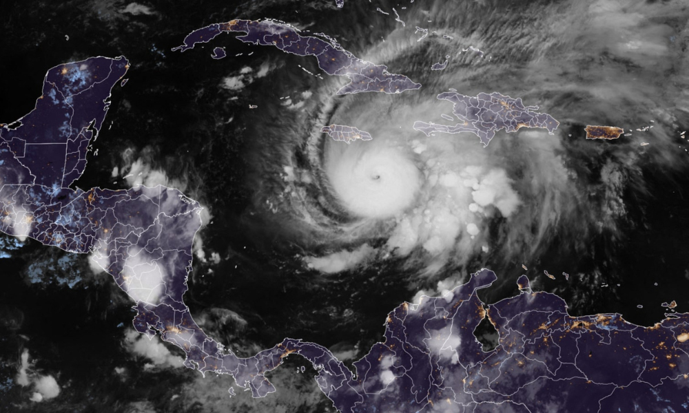 Furacão Melissa atinge categoria máxima no Caribe