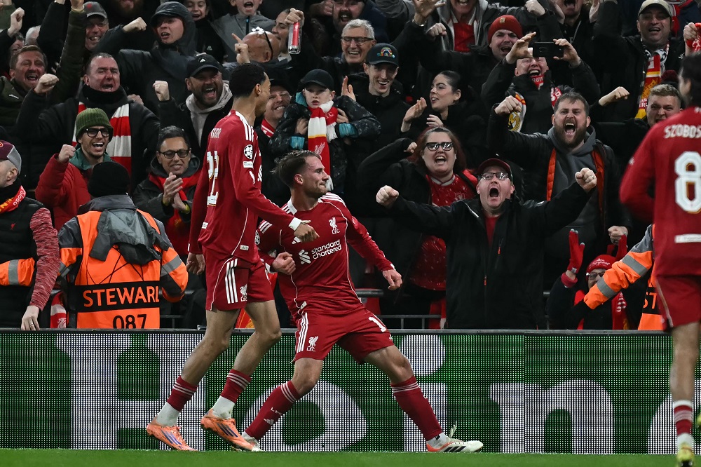 Liverpool bate Real na Champions com gol de cabeça de Mac Allister