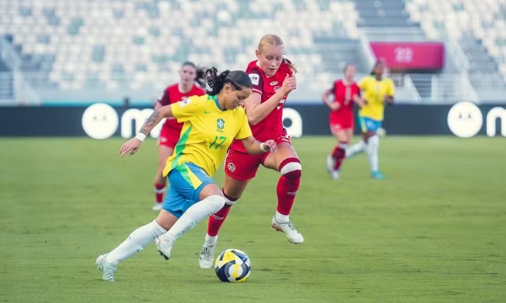 Brasil vence Canadá e vai à semifinal do Mundial feminino sub-17 pela primeira vez