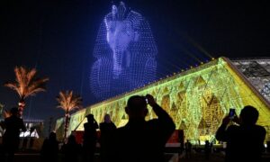 Com luzes a laser e orquestra sinfônica, Cairo inaugura Grande Museu Egípcio com espetáculo faraônico