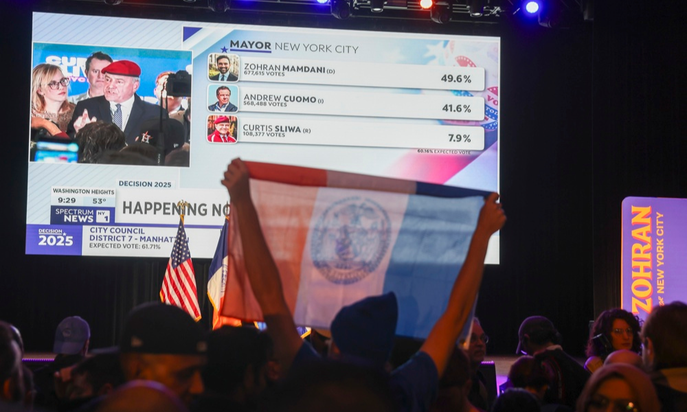 Onda Azul varre os EUA e conquista Nova York