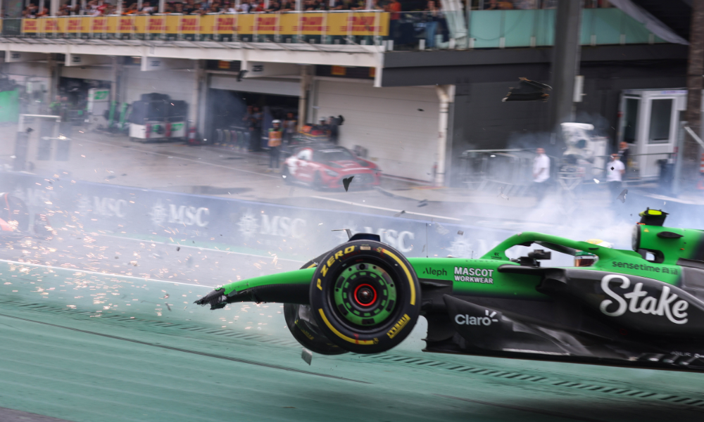 Bortoleto é liberado após batida, mas danos no carro podem fazê-lo perder classificatório em SP