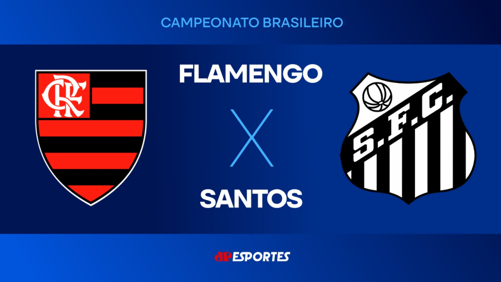 Flamengo x Santos: confira a transmissão da Jovem Pan ao vivo