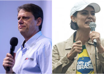 Eleições 2026: Tarcísio e Michelle lideram votos da direita Eleições 2026: Tarcísio e Michelle lideram votos da direita