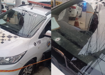 Policial militar é baleado em viatura durante patrulhamento em Itaquera Policial militar é baleado em viatura durante patrulhamento em Itaquera