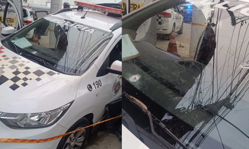 Policial militar é baleado em viatura durante patrulhamento em Itaquera