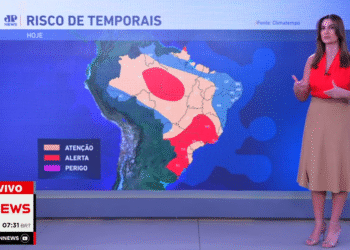 Nova frente fria chega ao Sul do Brasil Nova frente fria chega ao Sul do Brasil