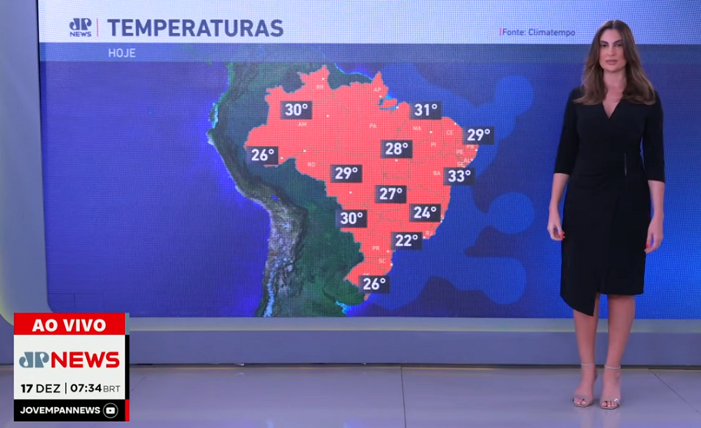 Previsão do Tempo: Temperaturas caem no Sul e Sudeste do Brasil