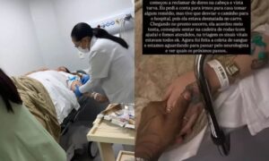 Thais Carla é levada às pressas para hospital após desmaiar durante almoço